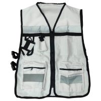 CHALECO TIPO BRIGADISTA BLANCO