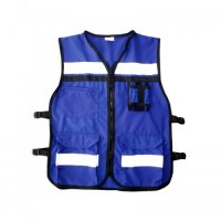 CHALECO TIPO BRIGADISTA AZUL REY